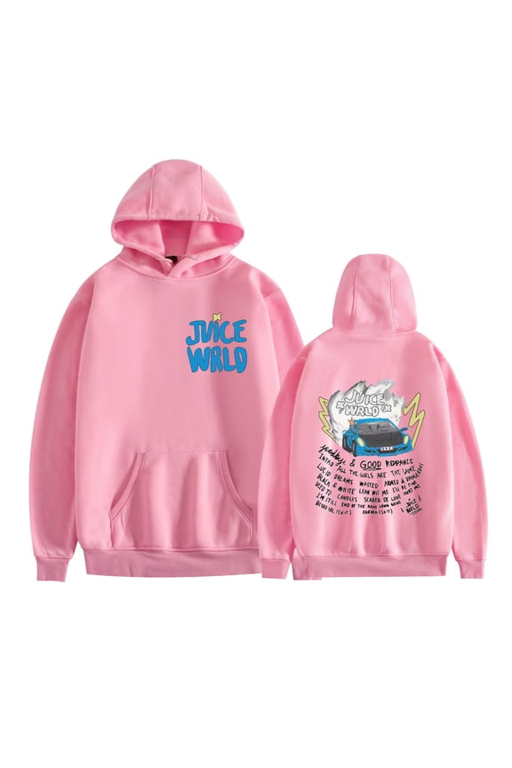 Juice Hoodie Wrld Pullover Rapper Hip Hop Street Casual Sweatshirt
