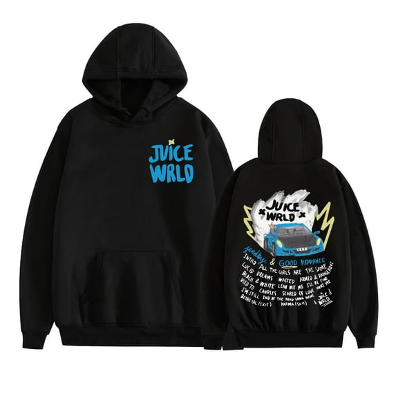 TPUABR Juice Hoodie Wrld Pullover Rapper Music Pop Casual Sweatshirt