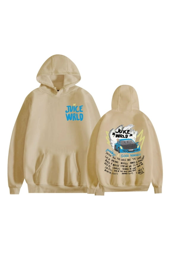 Juice Hoodie Wrld Pullover Rapper Music Pop Casual Sweatshirt