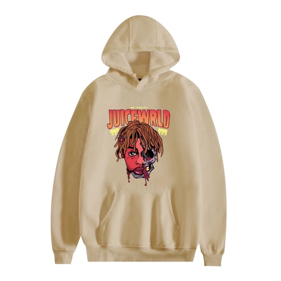 TPUABR Juice Hoodie Wrld Pullover Rapper Music Trend Oversized Sweatshirt