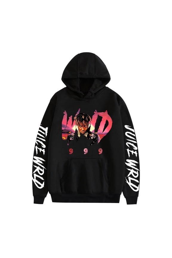 Juice Wrld Hoodie 999 New Casual Long Sleeve Pullover Hip Hop Rapper Music Trend Sweatshirt