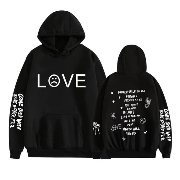 TPUABR Lil Peep Rapper Hoodie The Show Sweatshirt Peep Love Pullover Hoodie Sizes XS-3XL