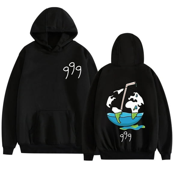 TPUABR New Juice Hoodie Wrld 999 Hip Hop Street Pullover Rapper Casual Sweatshirt