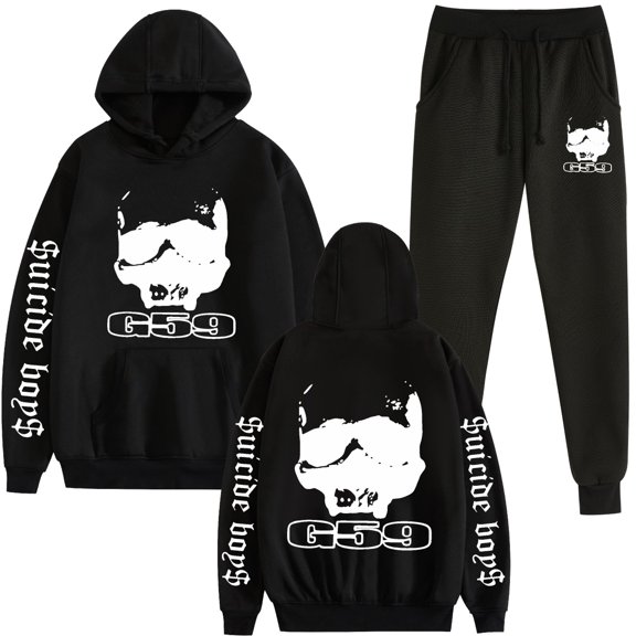 TPUABR Suicideboys Two-Piece Hoodie Set New Rapper Hip Hoodie