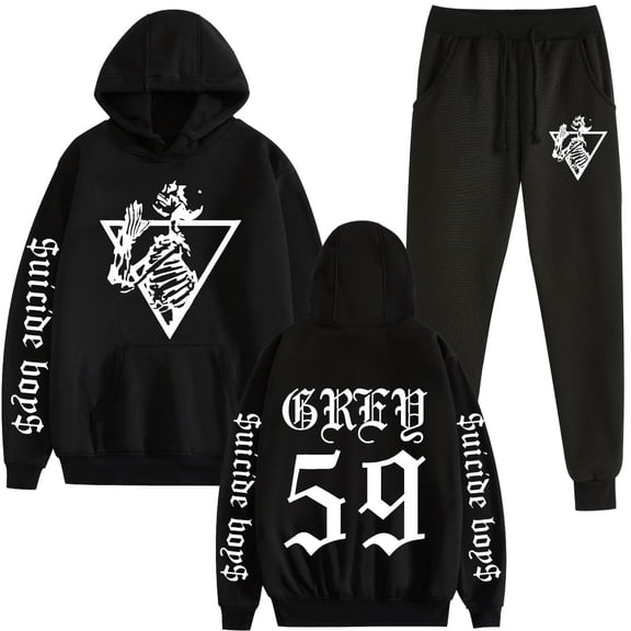 TPUABR Suicideboys Two-Piece Hoodie Set New Rapper Hip Hoodie