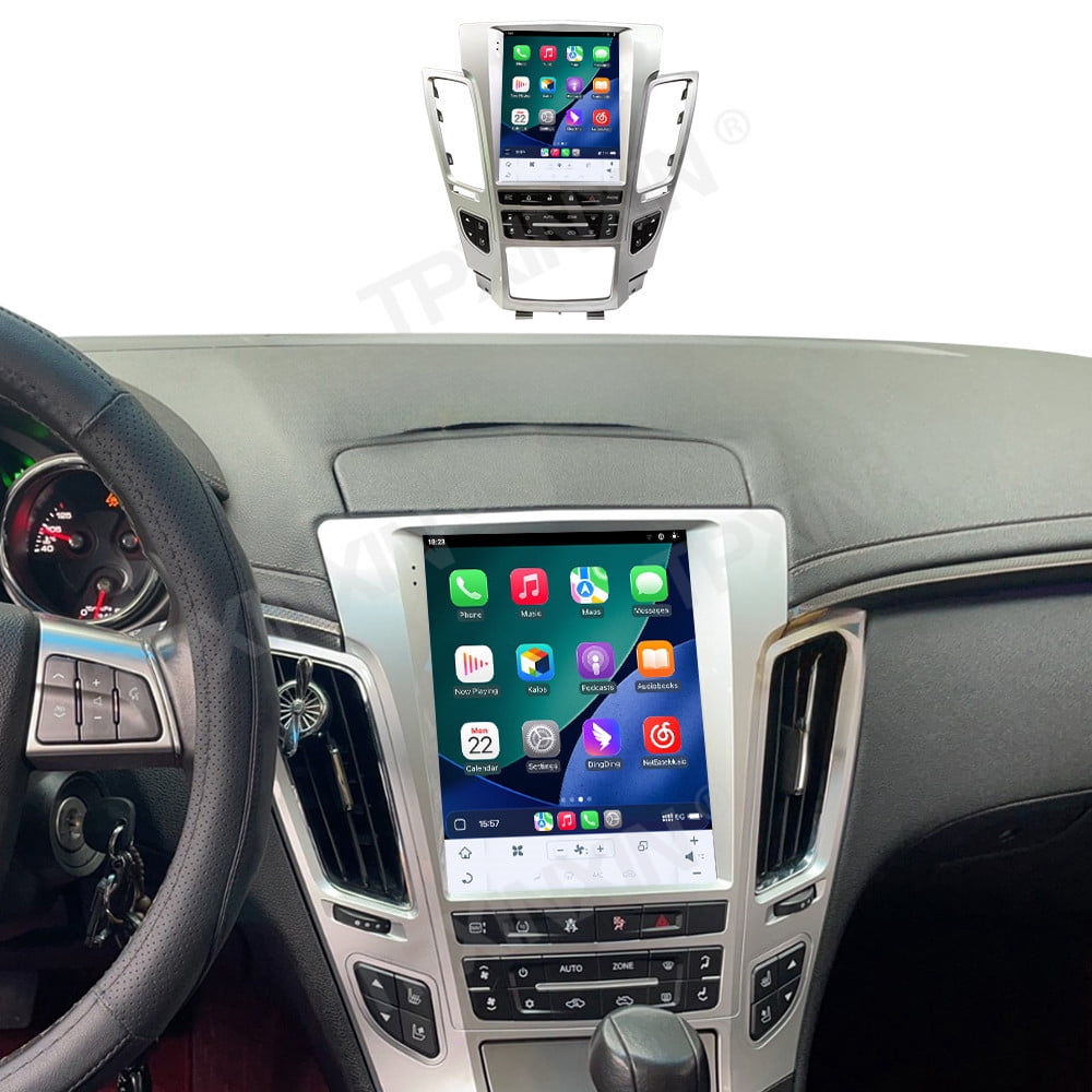 TPXINXIN 10.4 inch Android 14 Car Radio Carplay for Cadillac CTS 2008 ...