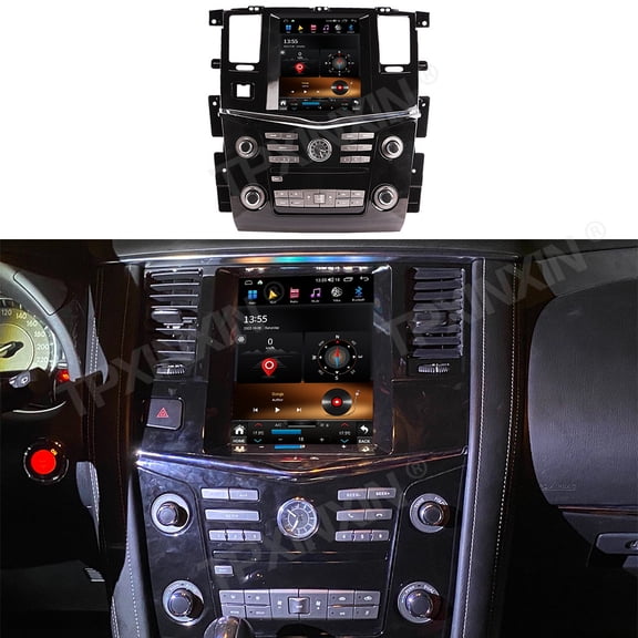 TPXINXIN 11.4 inch Car Radio for Nissan Patrol 2012-2017 Carplay Android 13 Stereo Receiver Autoradio Multimedia Player GPS Navigation