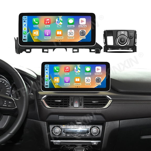 TPXINXIN 12.3 inch Android 13 Car Radio For Mazda Atenza 2017-2018 Multimedia Wireless Video Player, GPS Navi DSP CarPlay Car Media