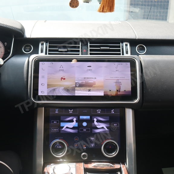 TPXINXIN 12.3 inch Android 15 CarPlay Car Radio for Land Rover RangeRover Executive 2013-2017 RangeRover Sport 2014-2017 Touch Screen Multimedia Player GPS Navigation Car Accessories