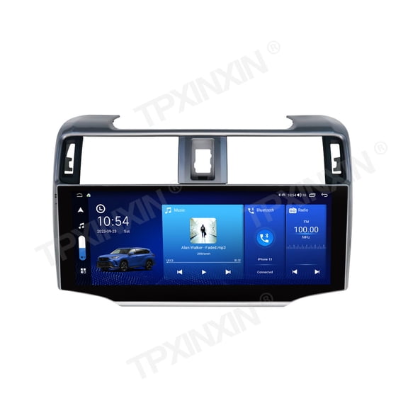 TPXINXIN 12.3 inch Screen Car Radio For Toyota 4Runner 2010-2023 Android Auto GPS Navigation Multimedia Video Stereo Receiver Head Unit