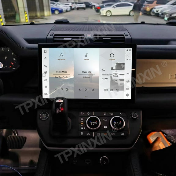 TPXINXIN 13.3 inch Android 13 for Land Rover Defender 2020-2024 Qualcomm Chip Navigation Wireless Carplay Car Radio Touch Screen