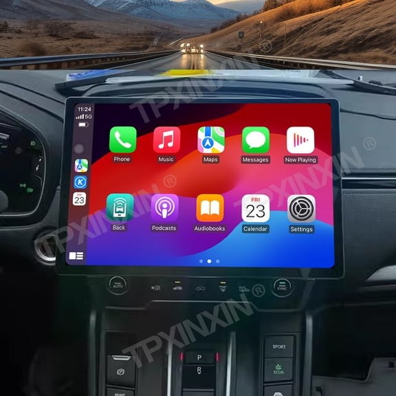 TPXINXIN 13.3 inch Car Radio for Honda CRV 2017-2022 DVD Multimedia Video Player Auto GPS Navigation Carplay Unit Android Screen