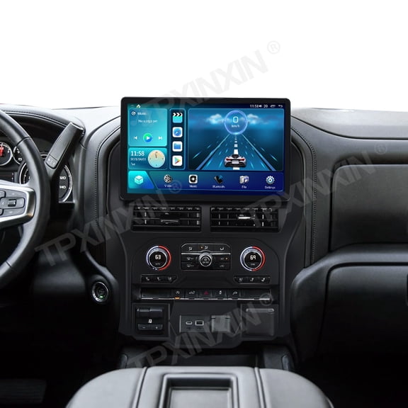TPXINXIN 13.3 inch Screen For GMC Sierra Chevrolet Silverado 2019-2024 Car gps navi Multimedia Radio Player Android head Unit