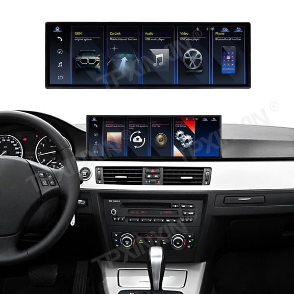 TPXINXIN 14.9 inch Car Radio For BMW 3 Series（E90/E91）2005-2012 Navigation Multimedia Head Unit GPS Carplay Linux Screen