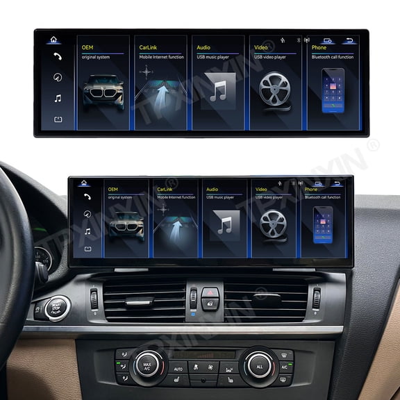 TPXINXIN 14.9 inch Car Radio For BMW X3(F25)2011-2016 Navigation Multimedia Head Unit GPS Carplay Linux Screen