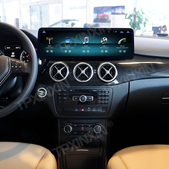 TPXINXIN 14.9 inch Car Radio For Mercedes-Benz B Class 2012-2015 Navigation Multimedia Head Unit GPS Carplay Linux Screen