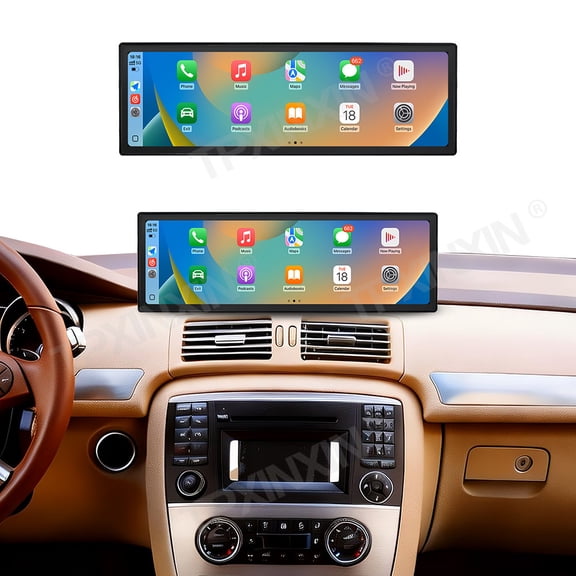 TPXINXIN 14.9 inch Car Radio Stereo for Mercedes Benz R Class R300/R350 2006-2014 Android 15 Carplay Multimedia Video Player Screen GPS Navigation Head Unit