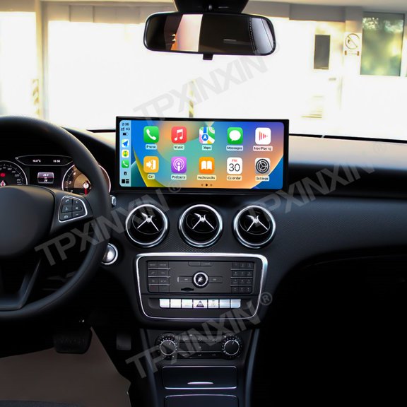 TPXINXIN 15.8 Inch Qualcomm Android 14 Carplay for Mercedes Benz A GLA 2015-2019 Car Multimedia Player GPS Navigation Car Radio Head Unit
