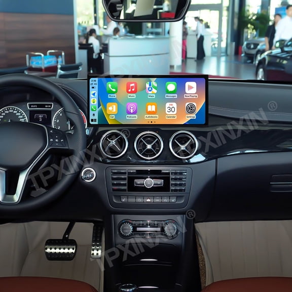 TPXINXIN 15.8 Inch Qualcomm Android 14 Carplay for Mercedes Benz B Class W246 2011-2014 Car Multimedia Player GPS Navigation Car Radio Head Unit