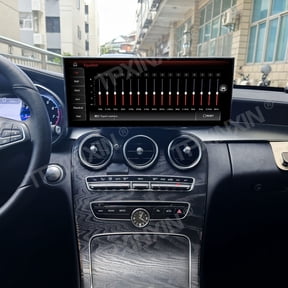 TPXINXIN 15.8 Inch Qualcomm Android 14 Carplay for Mercedes Benz C-Class/GLC W205 2015-2019 Car Multimedia Player GPS Navigation Car Radio Head Unit