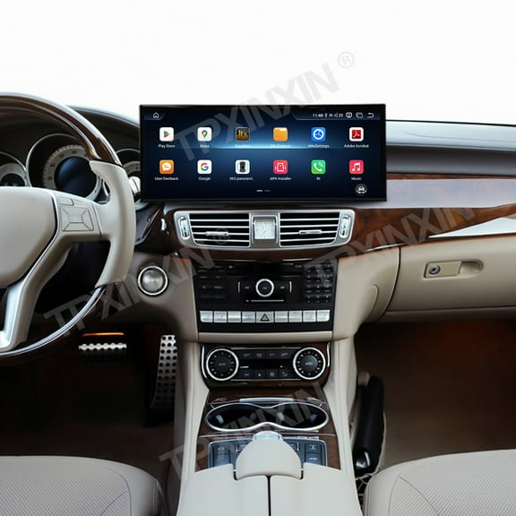 TPXINXIN 15.8 Inch Qualcomm Android 14 Carplay for Mercedes Benz CLS W218 2010-2011 Car Multimedia Player GPS Navigation Car Radio Head Unit