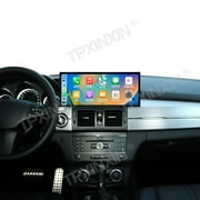 TPXINXIN 15.8 Inch Qualcomm Android 14 Carplay for Mercedes Benz GLK X204 2009-2012 Car Multimedia Player GPS Navigation Car Radio Head Unit