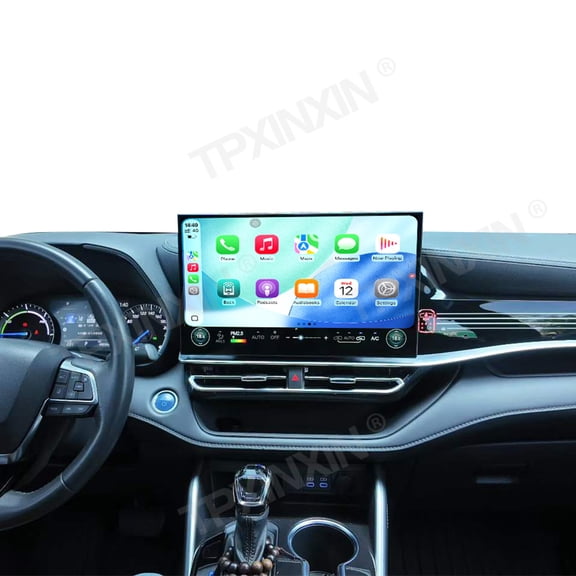 TPXINXIN 15.8” Tesla style Car Radio For Toyota Highlander 2022-2025/Crown Kluger 2022-2025 Android 13 Retains Factory System Wireless CarPlay Android Auto Bluetooth GPS