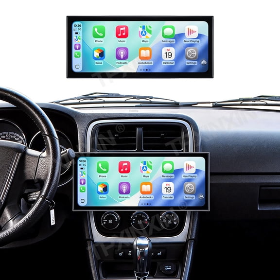 TPXINXIN 15.8 inch Android 15 Car Radio For Dodge Caliber 2010-2012 HD Multimedia Video Player Navigation GPS DVD 4G DSP Stereo Bluetooth