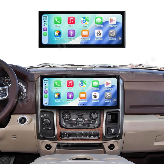 TPXINXIN 15.8 inch Android 15 Car Radio For Dodge Ram 2013-2019 HD Multimedia Video Player Navigation GPS DVD 4G DSP Stereo Bluetooth