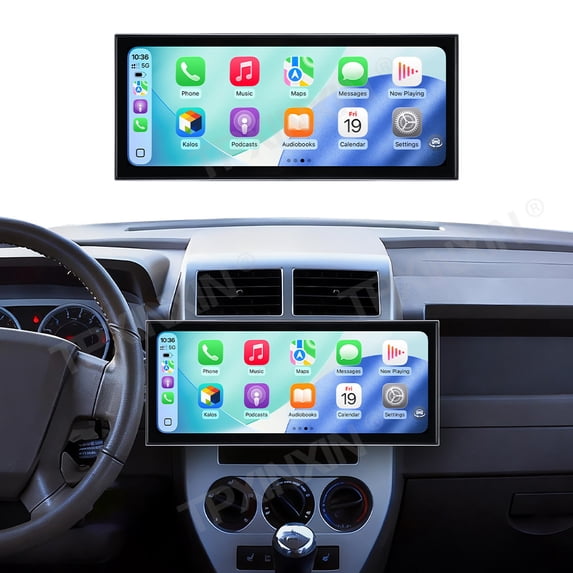 TPXINXIN 15.8 inch Android 15 Car Radio For Jeep Compass 2007-2009 HD Multimedia Video Player Navigation GPS DVD 4G DSP Stereo Bluetooth