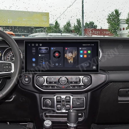 TPXINXIN 15.8 inch Android 15 Car Radio For Jeep Wrangler Rubicon 2018-2026 HD Multimedia Video Player Navigation GPS DVD 4G DSP Stereo Bluetooth