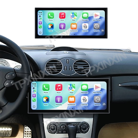 TPXINXIN 15.8 inch Android 15 Car Radio For Mercedes Benz C/CLK 2005-2009 HD Multimedia Video Player Navigation GPS DVD 4G DSP Stereo Bluetooth