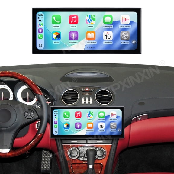 TPXINXIN 15.8 inch Android 15 Car Radio For Mercedes-Benz SL 2003-2010 HD Multimedia Video Player Navigation GPS DVD 4G DSP Stereo Bluetooth