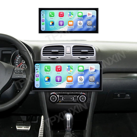 TPXINXIN 15.8 inch Android 15 Car Radio For Volkswagen Golf Mk6 2007-2012 HD Multimedia Video Player Navigation GPS DVD 4G DSP Stereo Bluetooth