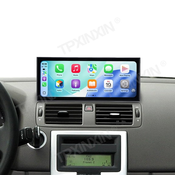 TPXINXIN 15.8 inch Android 15 Car Radio For Volvo S40 2004-2012 HD Multimedia Video Player Navigation GPS DVD 4G DSP Stereo Bluetooth