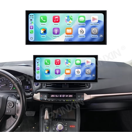 TPXINXIN 15.8 inch Android 15 Qualcomm Carplay Car Radio For Lexus CT200h 2011-2018 Car Autoradio Multimedia Player GPS Navigat Head Unit