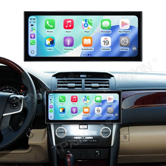 TPXINXIN 15.8 inch large screen Android 15 Car Radio For Toyota Camry 2012-2015 HD multimedia video player, GPS navigation DSP stereo