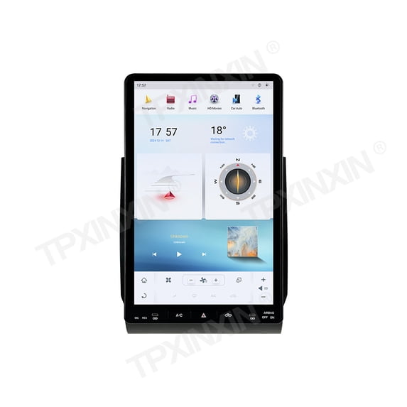 TPXINXIN 16.8 inch Android 15 Car Radio For Toyota Tundra 2014-2019 HD Multimedia Video Player Navigation GPS DVD 4G DSP Stereo Bluetooth