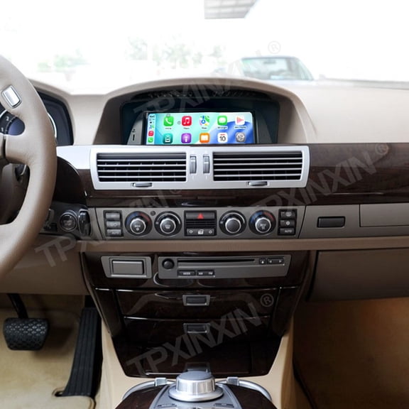 TPXINXIN 8.8 inch Car Stereo Radio For BMW 7 Series E65/E66 2004-2008 Android 14 Carplay Car Head Unit Multimedia Player GPS Navigation