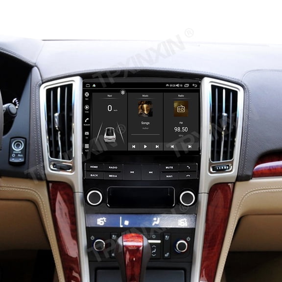 TPXINXIN 9 inch for Cadillac Seville 2007-2012 Android 13 Car Radio 9 inch Screen Navigation Device Wireless GPS Stereo Multimedia Player