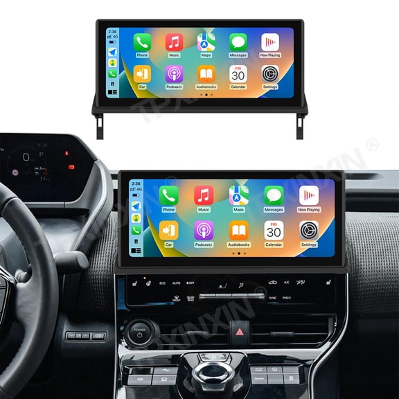 TPXINXIN Android 14 for Toyota BZ4X 2022 12.3 Inch HD Touch Screen Wireless CarPlay GPS Navigation Car Radio Car Media Car Head Unit