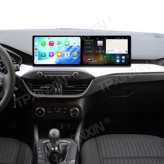 TPXINXIN Dual 10.1 inch Screen Car Radio For Ford Focus 2019-2022 Android 15 Multimedia Player GPS Navigation Auto DSP Stereo Host