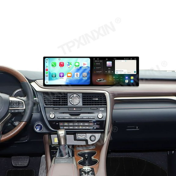 TPXINXIN Dual 10.1 inch Screen Car Radio for Lexus RX 2020-2022 Android 15 Multimedia Player GPS Navigation Auto DSP Stereo Host
