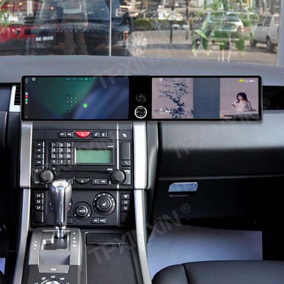 TPXINXIN Dual 12.3 inch For Land Rover Range Rover Sport 2005-2009 GPS Navigation Android 13 Car Radio CarPlay Multimedia Player Head Stereo Unit HD Screen