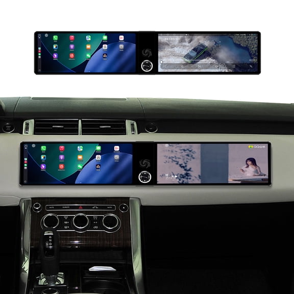TPXINXIN Dual 12.3 inch For Land Rover Range Rover Sport 2014-2015 GPS Navigation Android 13 Car Radio CarPlay Multimedia Player Head Stereo Unit HD Screen