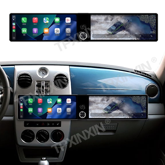 TPXINXIN Dual 12.3 inch Screen Car Radio For Chrysler PT Cruiser 2005-2010 Android GPS Navigation Multimedia Video Player Stereo Receiver Head Unit