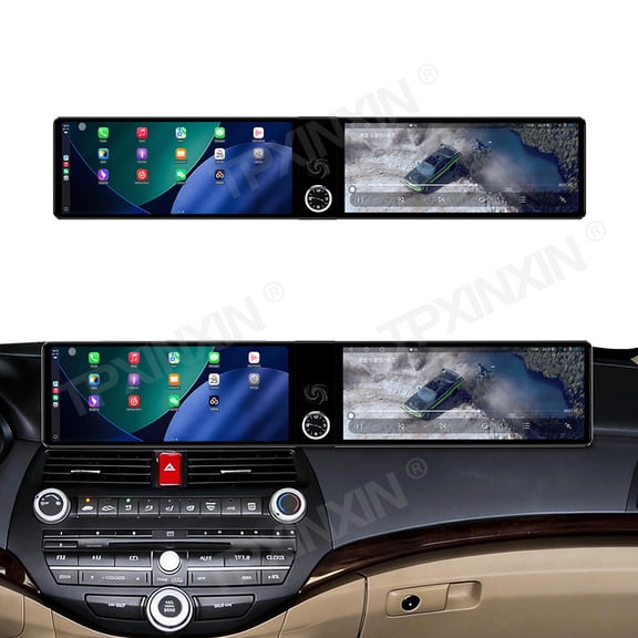 TPXINXIN Dual 12.3 inch Screen Car Radio For Honda Accord 8th 2008-2013 Android GPS Navigation Multimedia Video Player Stereo Receiver Head Unit