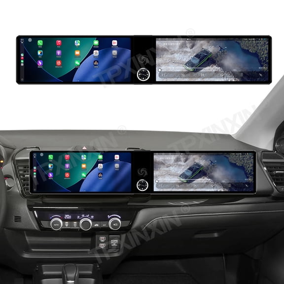 TPXINXIN Dual 12.3 inch Screen Car Radio For Honda City 2020-2026 Android GPS Navigation Multimedia Video Player Stereo Receiver Head Unit