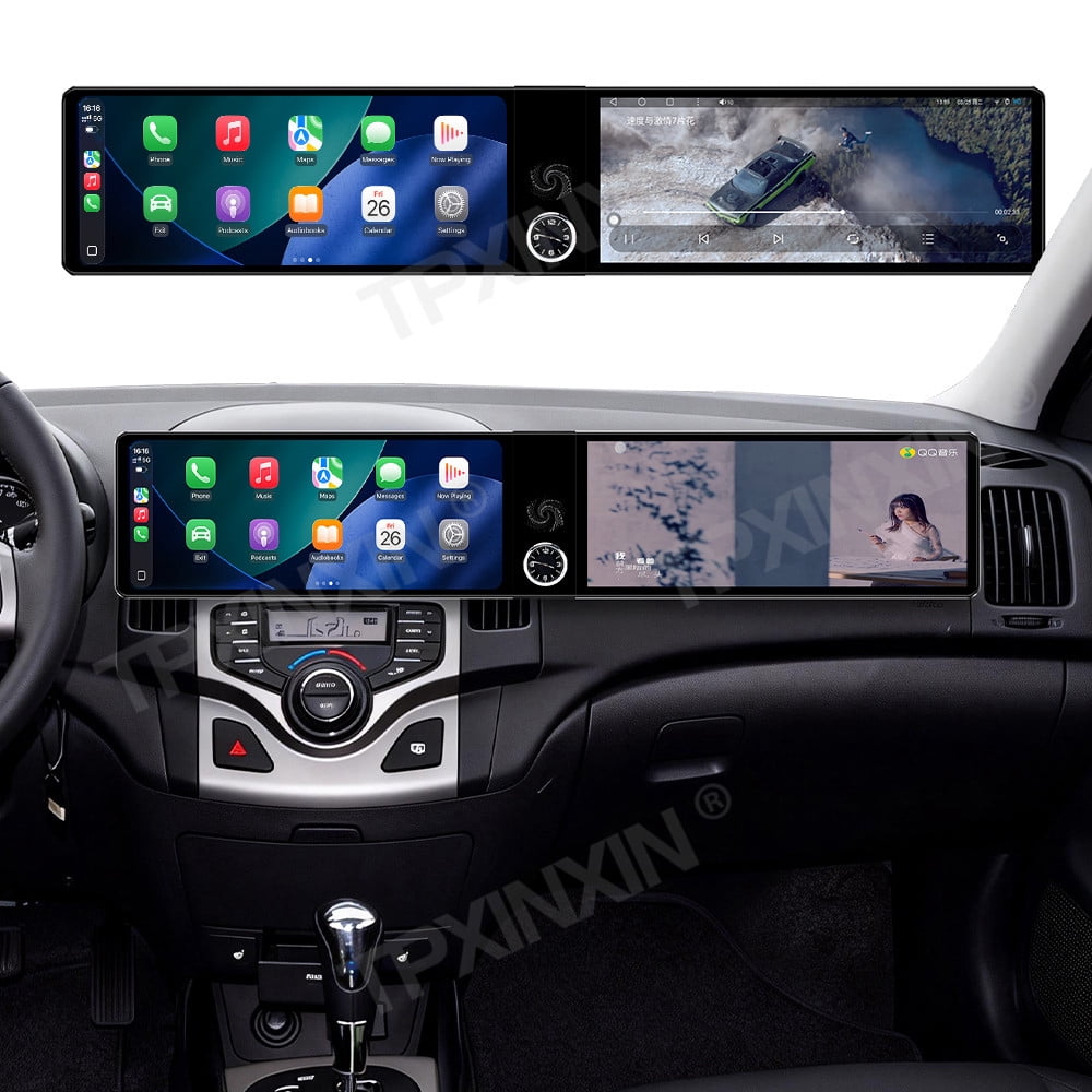 TPXINXIN Dual 12.3 inch Screen Car Radio For Hyundai I30 2006-2012 ...