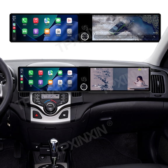 TPXINXIN Dual 12.3 inch Screen Car Radio For Hyundai I30 2006-2012 Android GPS Navigation Multimedia Video Player Stereo Receiver Head Unit